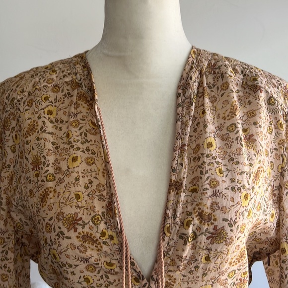 Doen Maxi Ruffle Floral Print Dress - Picture 7 of 9